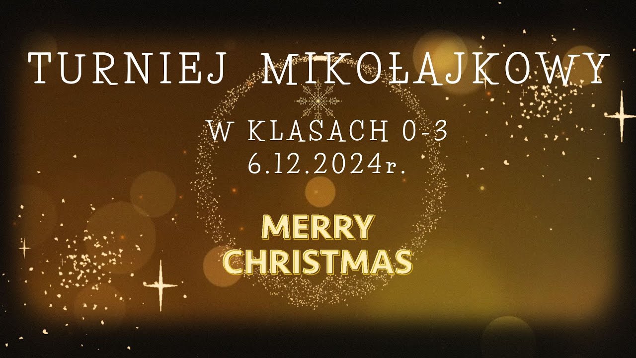 Turniej Mikołajkowy klas 0-3