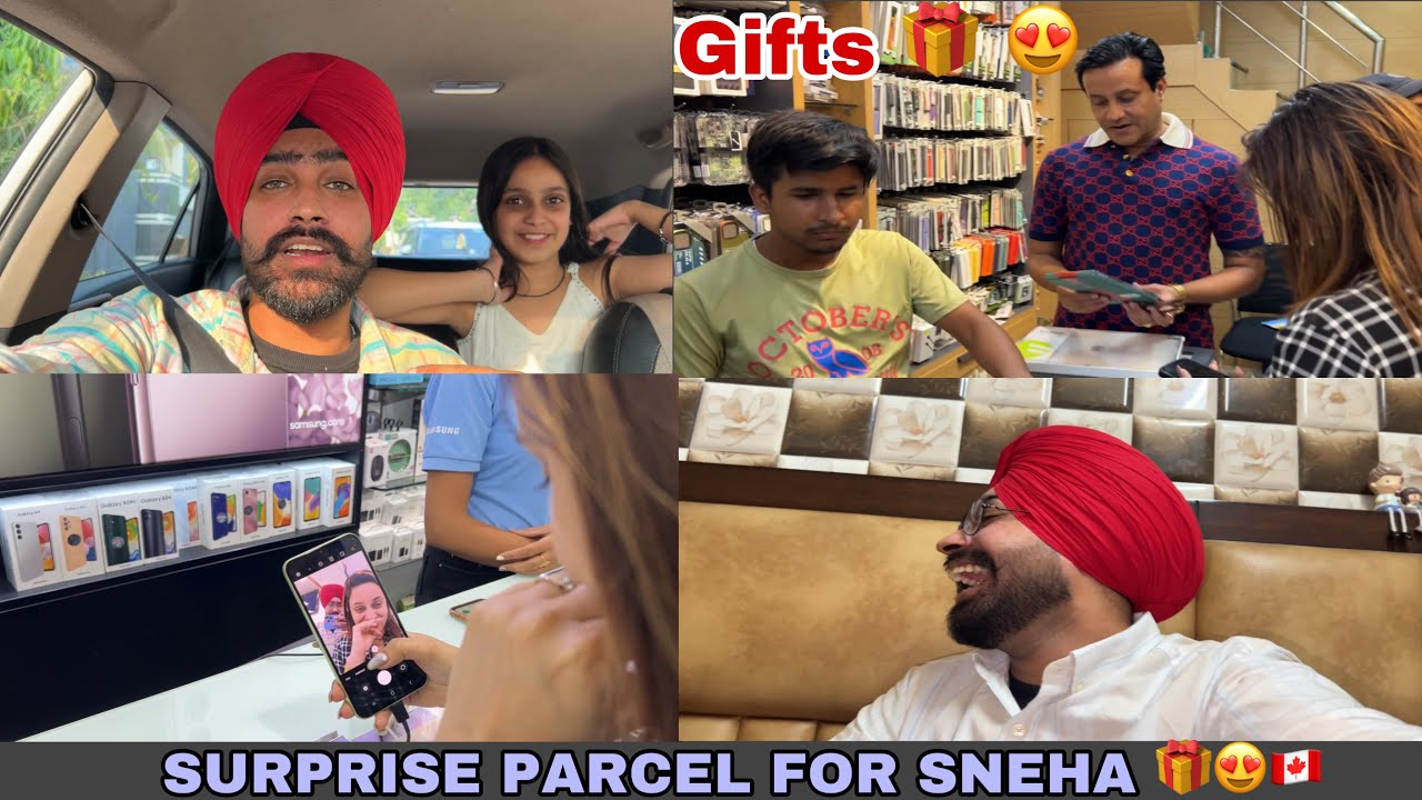 SURPRISE PARCEL FOR SNEHA KATYAL 😍🎁🇨🇦 || GIFTS 🎁 ❤️ || COMEDY 😂😂 || KEEP SUPPORTING ❤️