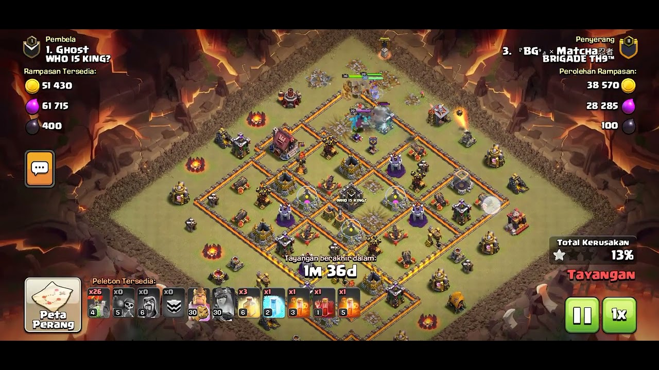 TH9 VS TH10 in war by Matchaa
