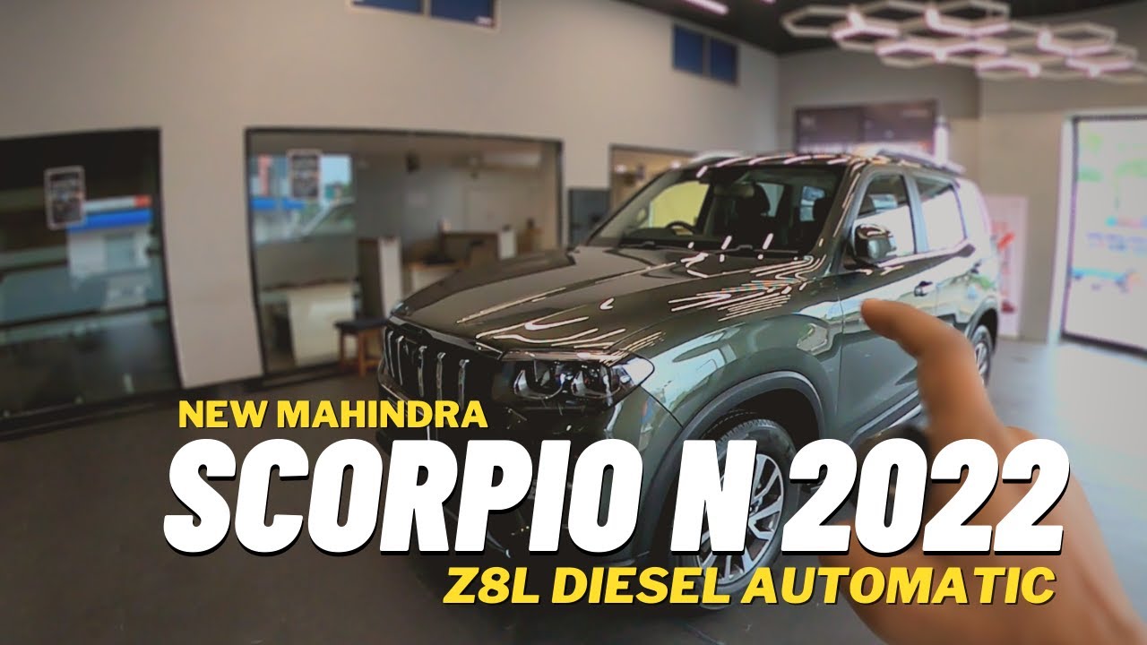 New Mahindra Scorpio n 2022 z8l diesel automatic | detailed walkaround | top model