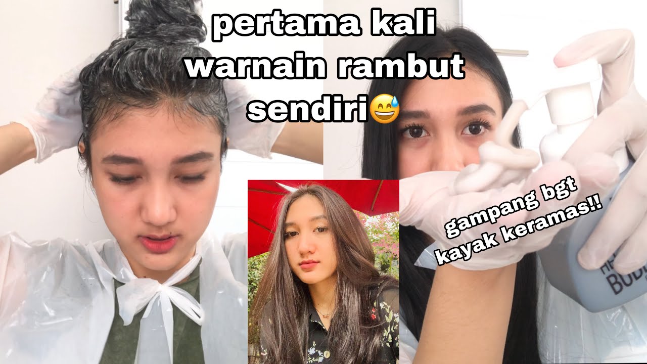 WARNAIN RAMBUT SENDIRI PAKE HELLO BUBBLE X BLACKPINK, GAMPANG BANGET!!