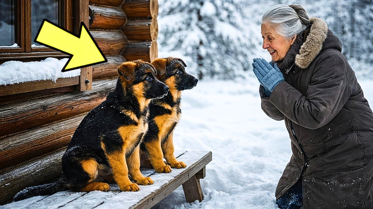 Una anciana rescató a dos perros congelados… y a la mañana siguiente la policía rodeó su casa