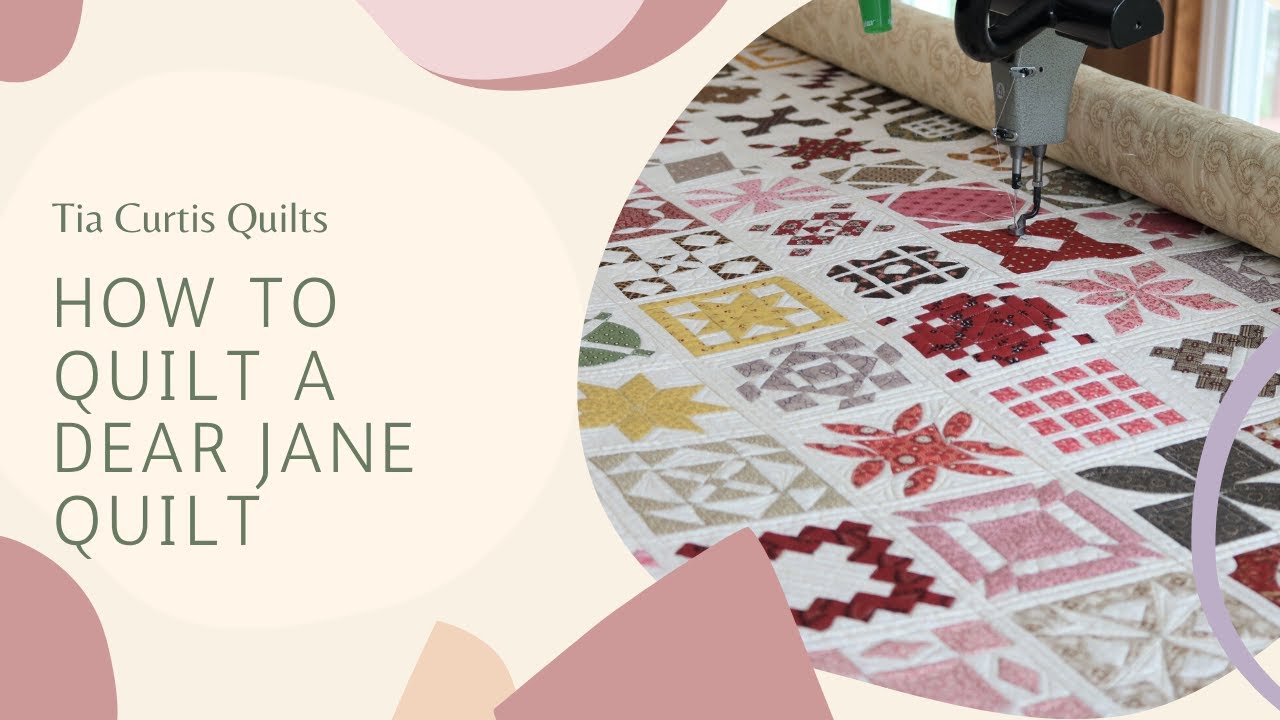 Quilting Dear Jane Quilt - Scalloped Border