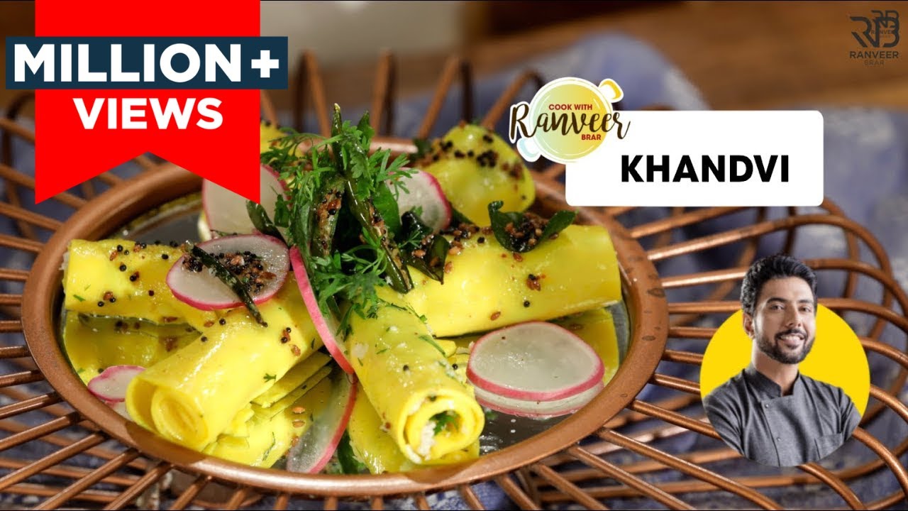 Khandvi Recipe | झटपट खांडवी | 20 मिनट में फरसान । How to make Khandvi | Chef Ranveer Brar