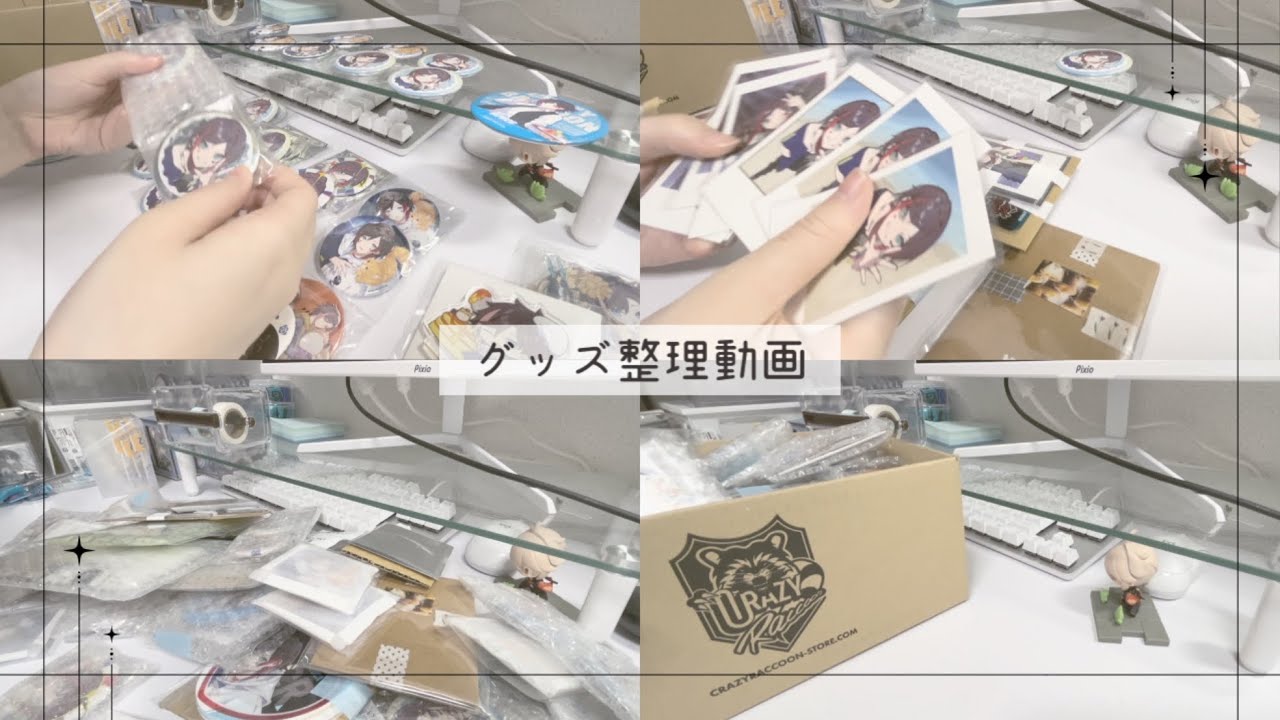 【グッズ整理】CRのグッズ整理します【CrazyRaccoon】