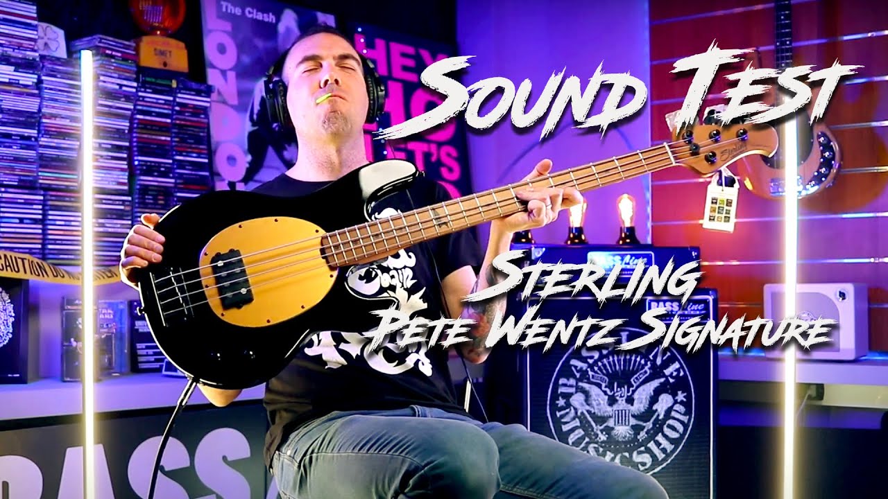[SOUND TEST] Sterling by MusicMan Pete Wentz (Fall Out Boy) Signature Bass