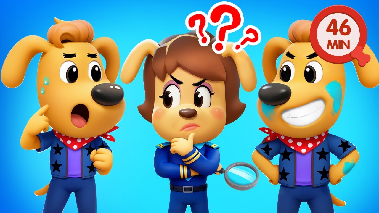 Which One Is the Real Sheriff? | Fun Story | Police Cartoon | Sheriff Labrador