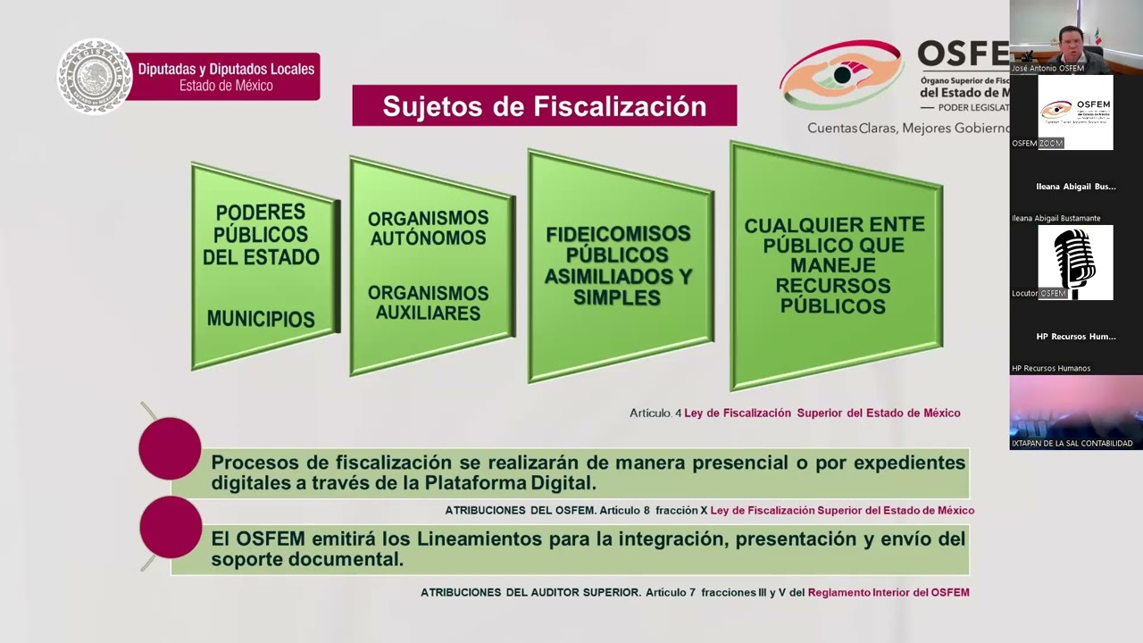 OSFEM - Capacitación a las Entidades Fiscalizables Municipales - Informes Trimestrales 2024.