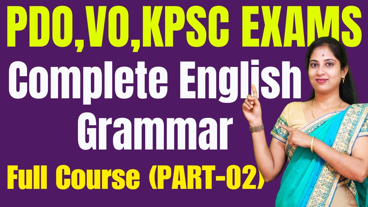 Complete English Grammar Part-01 || By: Soumya Maa'm |#vidyakashi