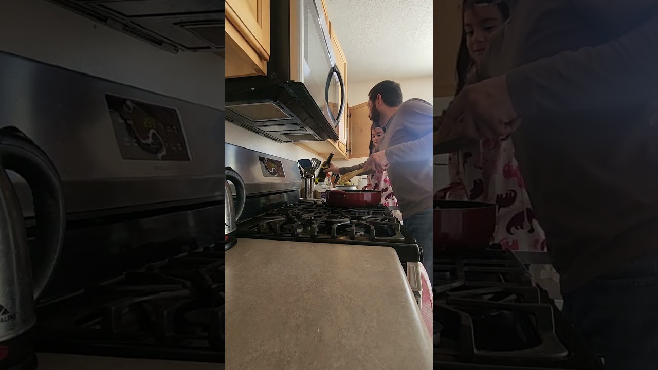 Making fried rice with Teriyaki sauce