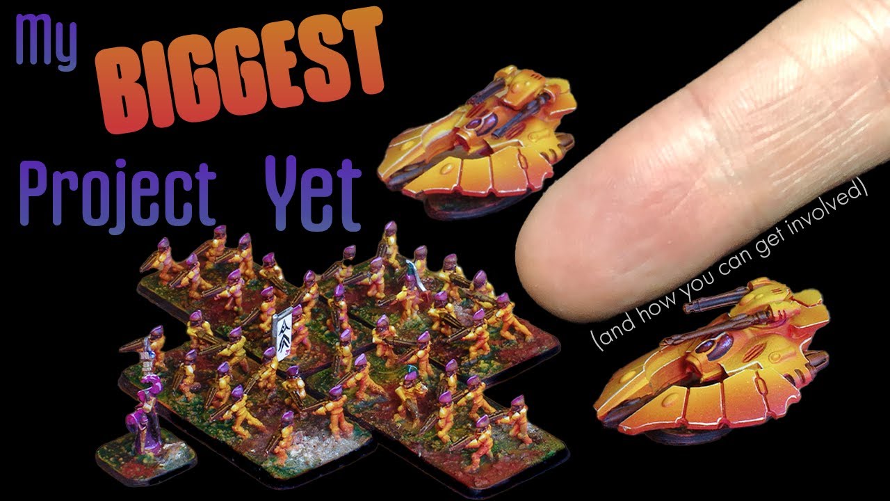 Painting 6mm Space Elves, and making cool things with *you*!