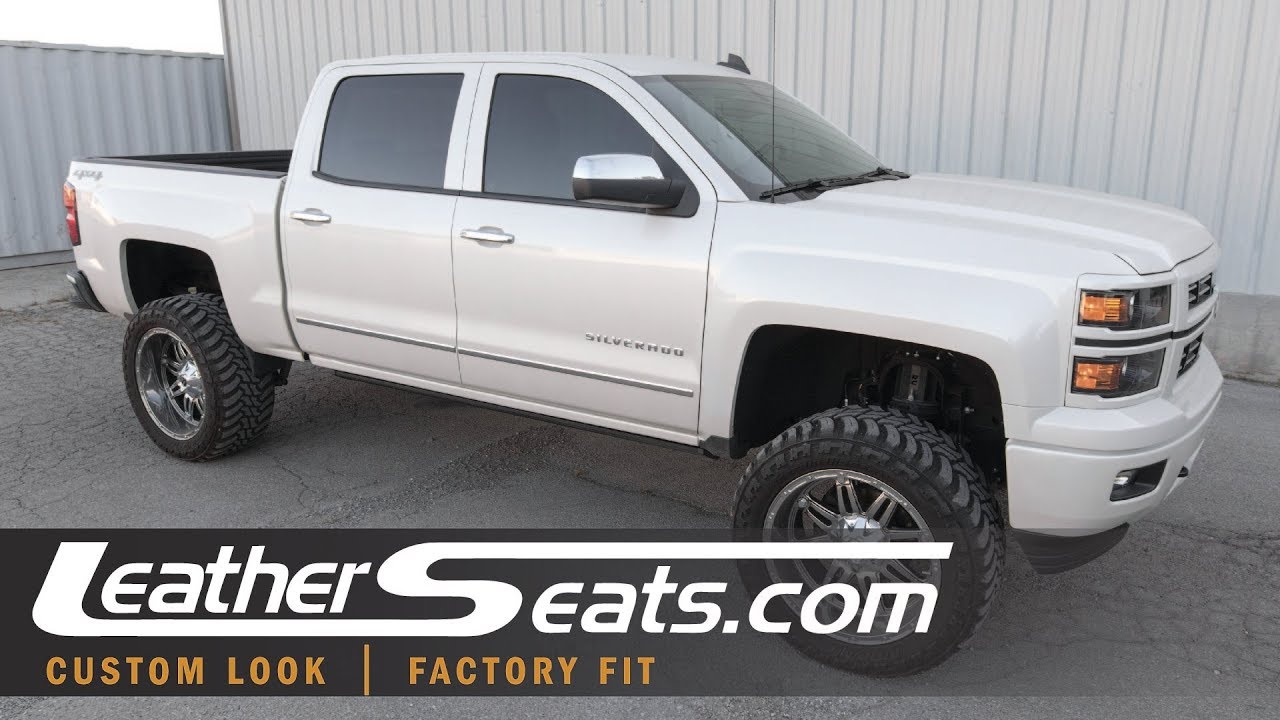14-18 Chevrolet Silverado Leather Interior Kit and Seat Heater/Cooler Units - LeatherSeats.com
