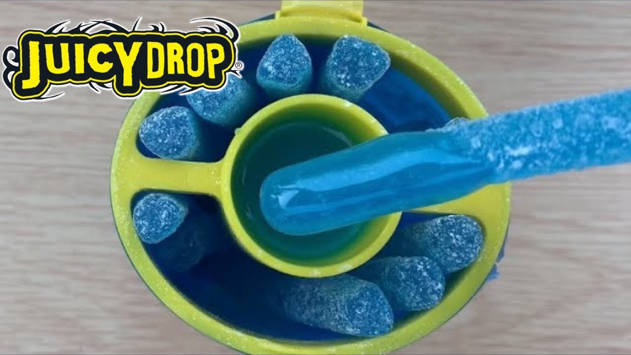 New Juicy Drop Gummy Dip N&rsquo; Stix Blue Rebel 2022 Candy Juicy Sweets Gummies Summer Candy