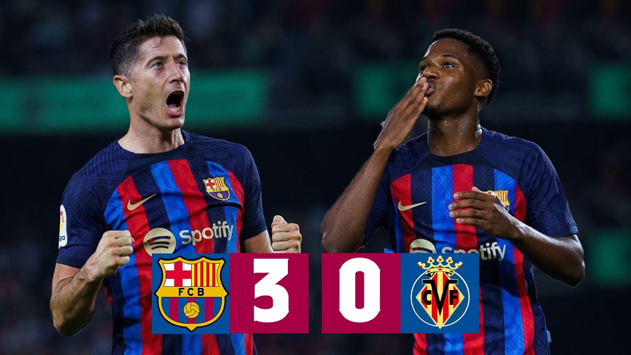 BAR&Ccedil;A 3-0 VILLARREAL | LALIGA 2022/23 MD10
