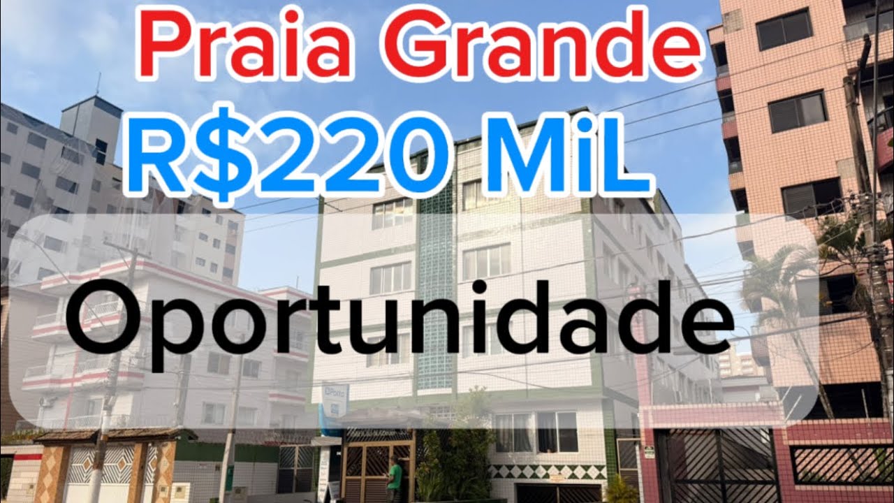 R$220 MiL | Oportunidade | Apartamento | Perto do Mar | Praia Grande | Boqueirão 
