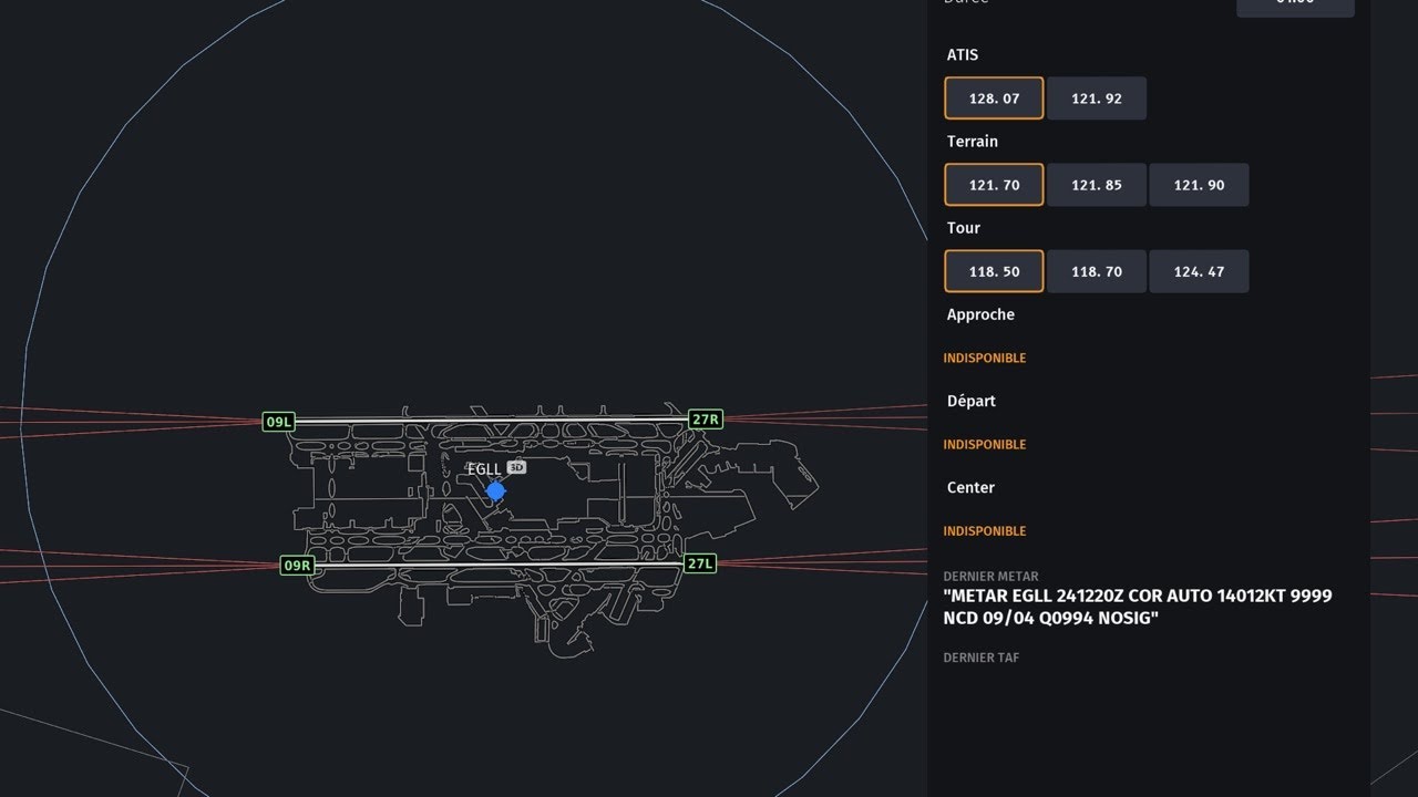 INFINITE FLIGHT London ATC EXPERT [FR]