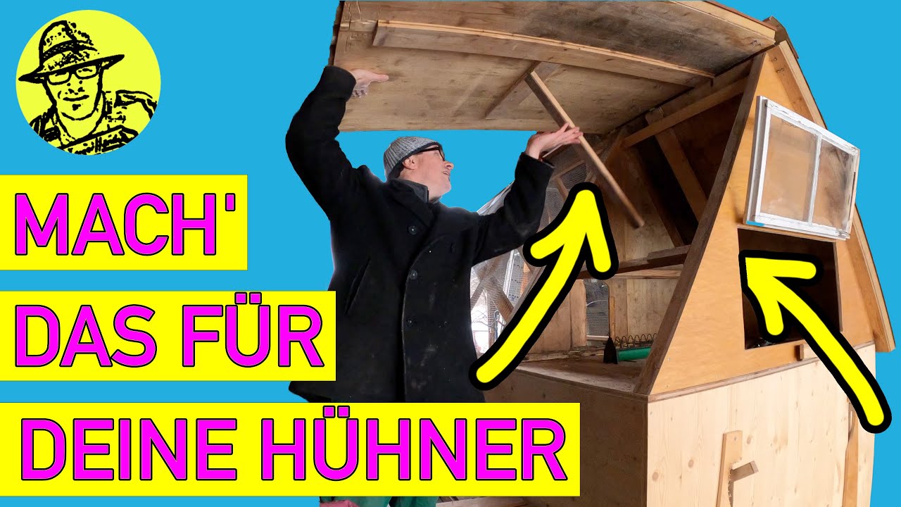 Deine Hühner werden dich lieben 😍 Schutz vor Marder, Fuchs und Habicht. Der perfekte Hühnerstall