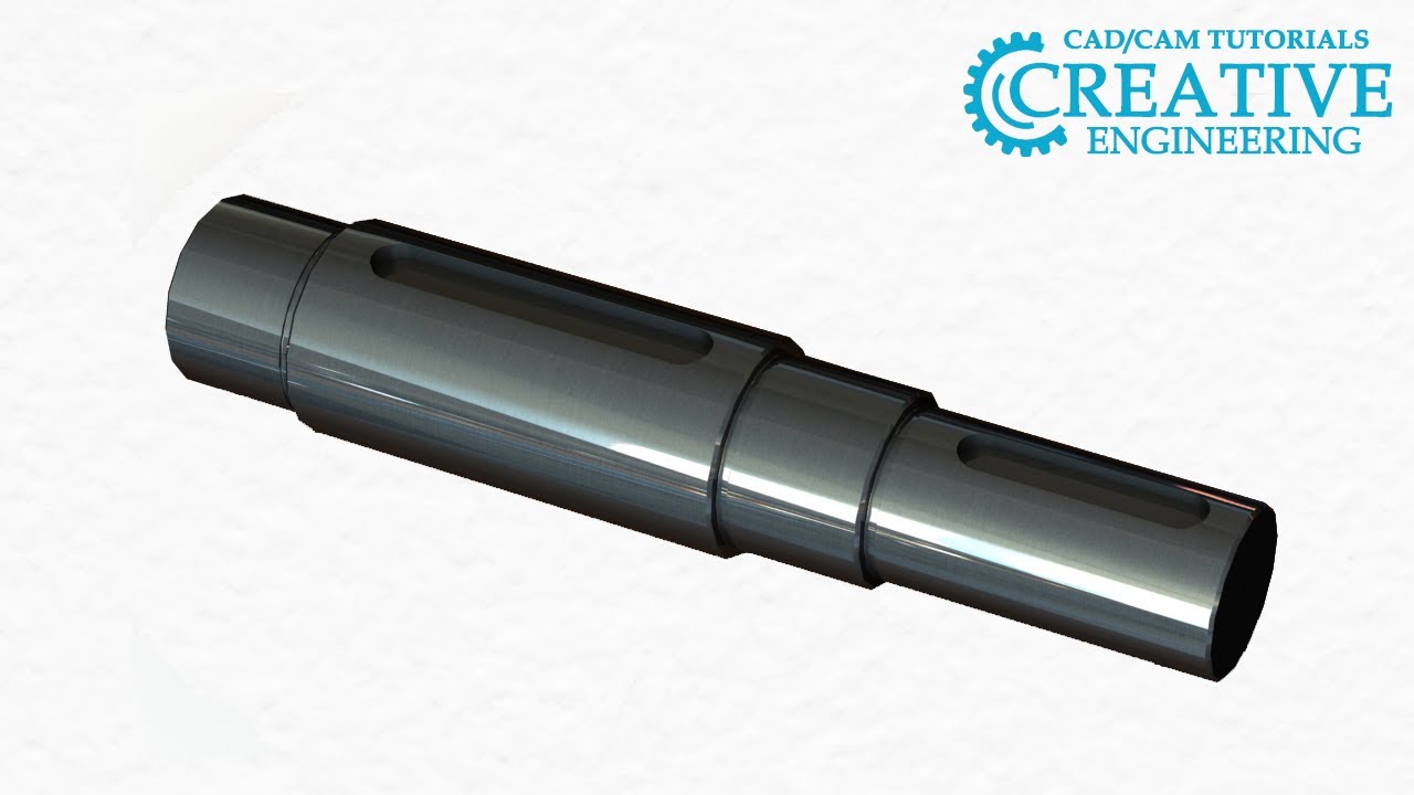 SolidWorks tutorials.Shaft