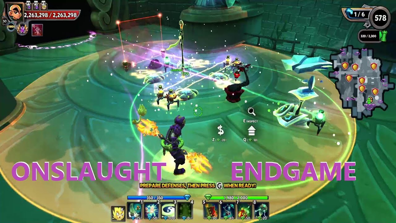 Dungeon Defenders 2 - Stuff N Thangs for high floor Onslaught 948+