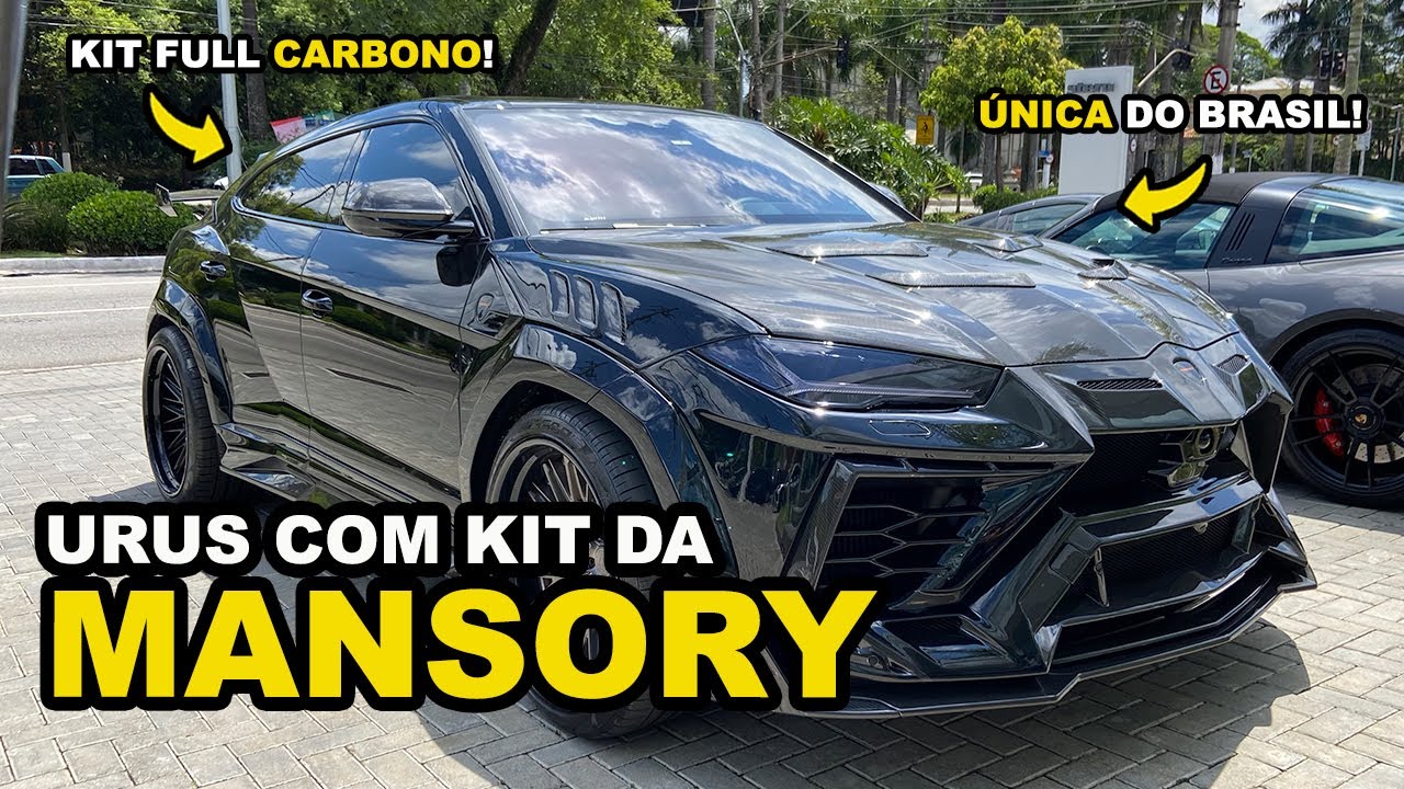 A ÚNICA Lamborghini Urus com kit da MANSORY, Aventador S, MC20, Ghost e mais! Car Spotting em SP!