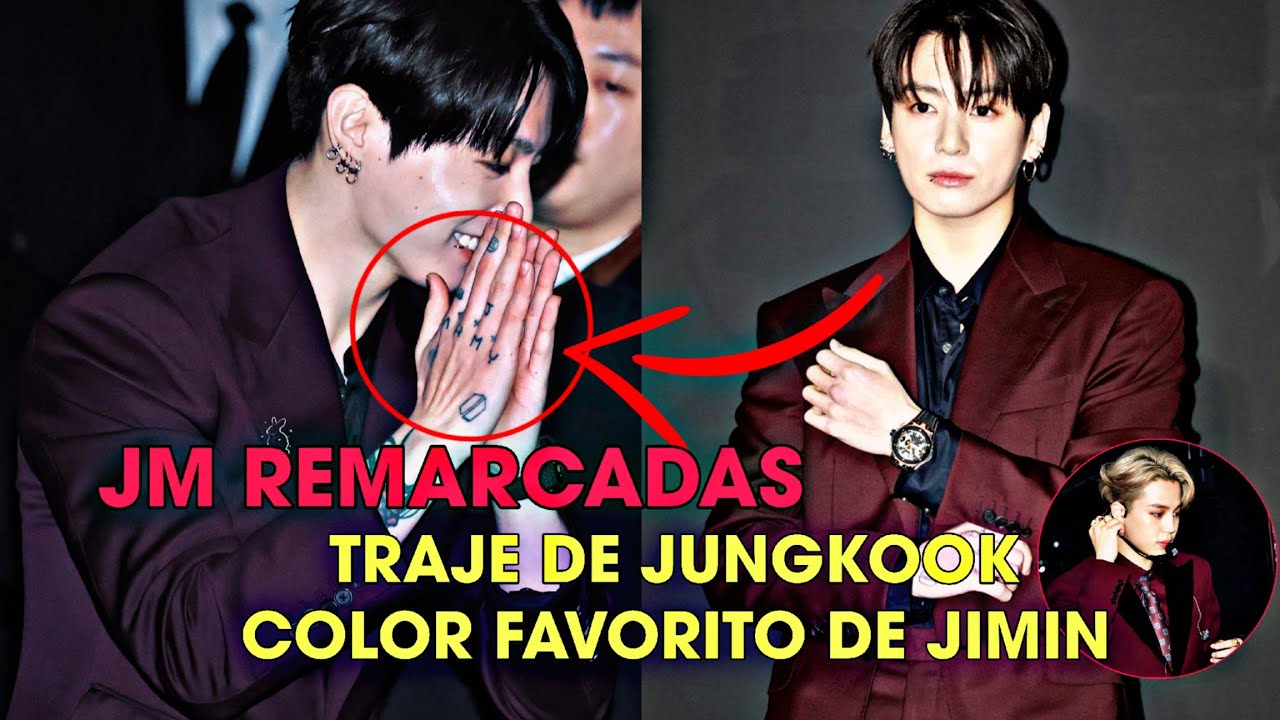 JIKOOK-JM REMARCADAS 😮 EL DETALLE DEL TRAJE DE JUNGKOOK QUE CONFIRMA TODO😳