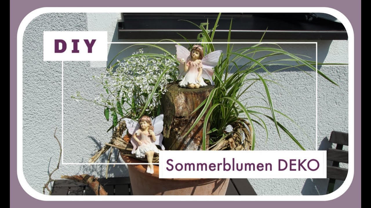 Sommerdeko für Balkon und Terrasse einfach selber machen - KatisweltTV