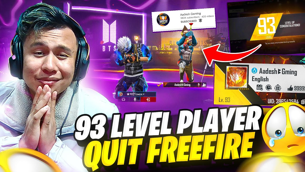 Игрок уровня Top 1 Grandmaster 93 продаёт свой ID и уходит из Free Fire 🥺 Tonde Gamer - Free Fire...