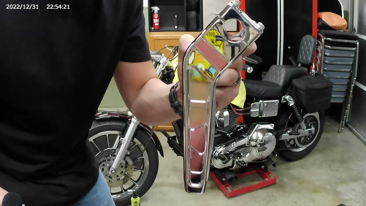 How to install pullback risers on Harley Davidson, Dyna, low rider
