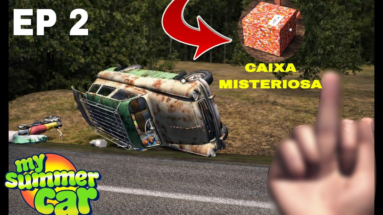 DEU QUASE TUDO ERRADO... MOTOR FERVENDO E CAPOTAMENTO!! | MY SUMMER CAR MOBILE EP: 2