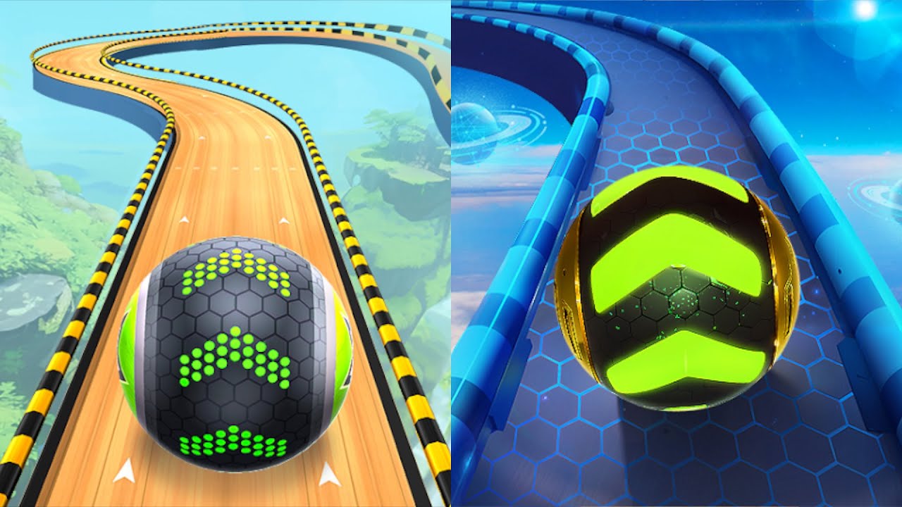 Going Balls | Hard Level, Funny Race, Goal Ball Vs Space Rolling Balls Race Speedrun Gameplay