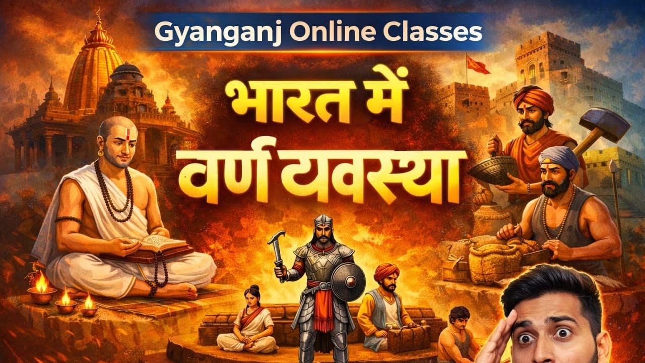 भारत में वर्ण व्यवस्था | ज्ञानगंज ऑनलाइन क्लासेस | Class 10 Polity