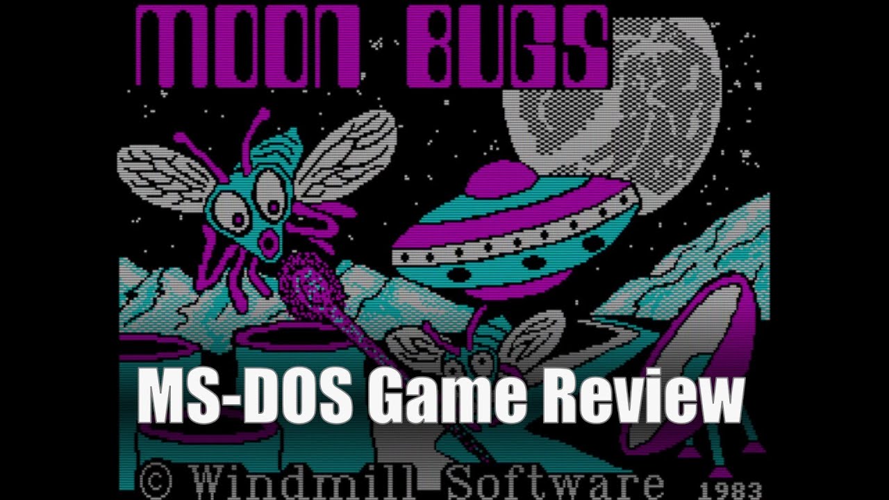 Moon Bugs - 1983 - MS-DOS Game review