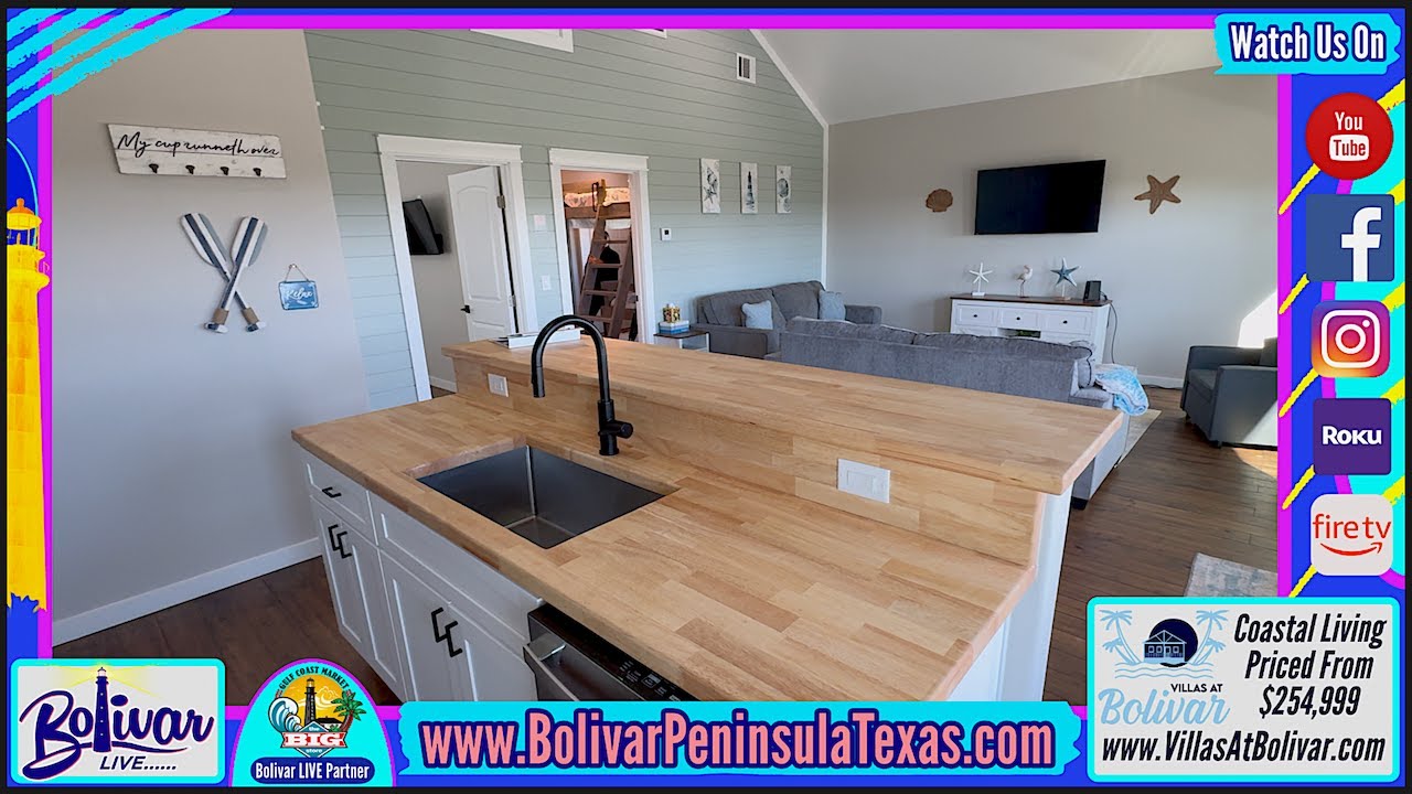 Coastal Living in Crystal Beach, Texas, In Your Custom Villa