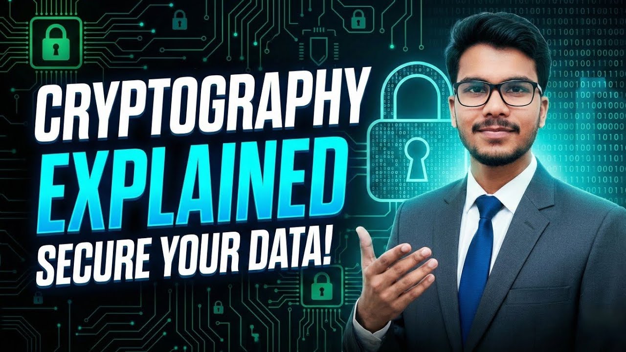 Cryptography Explained | Secure Your Data and Information 🔐 | आसान भाषा में