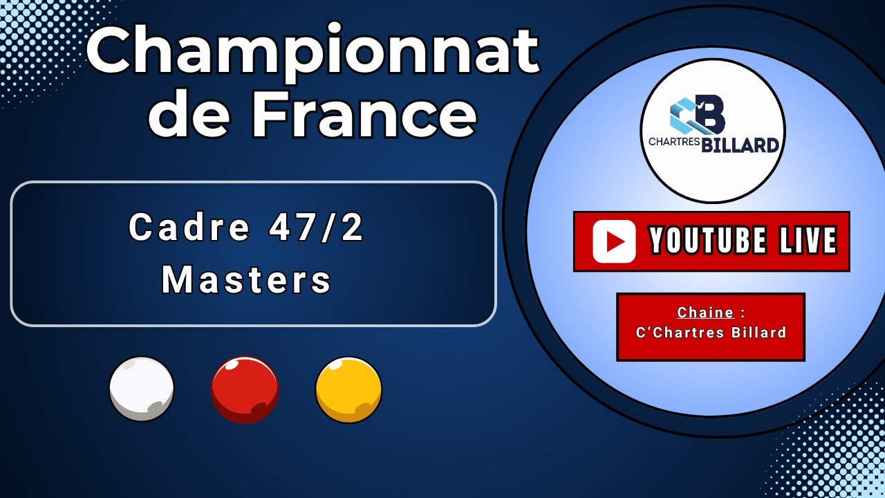 CHAMPIONNAT DE FRANCE MASTERS CADRE 47/2 BILLARD 2