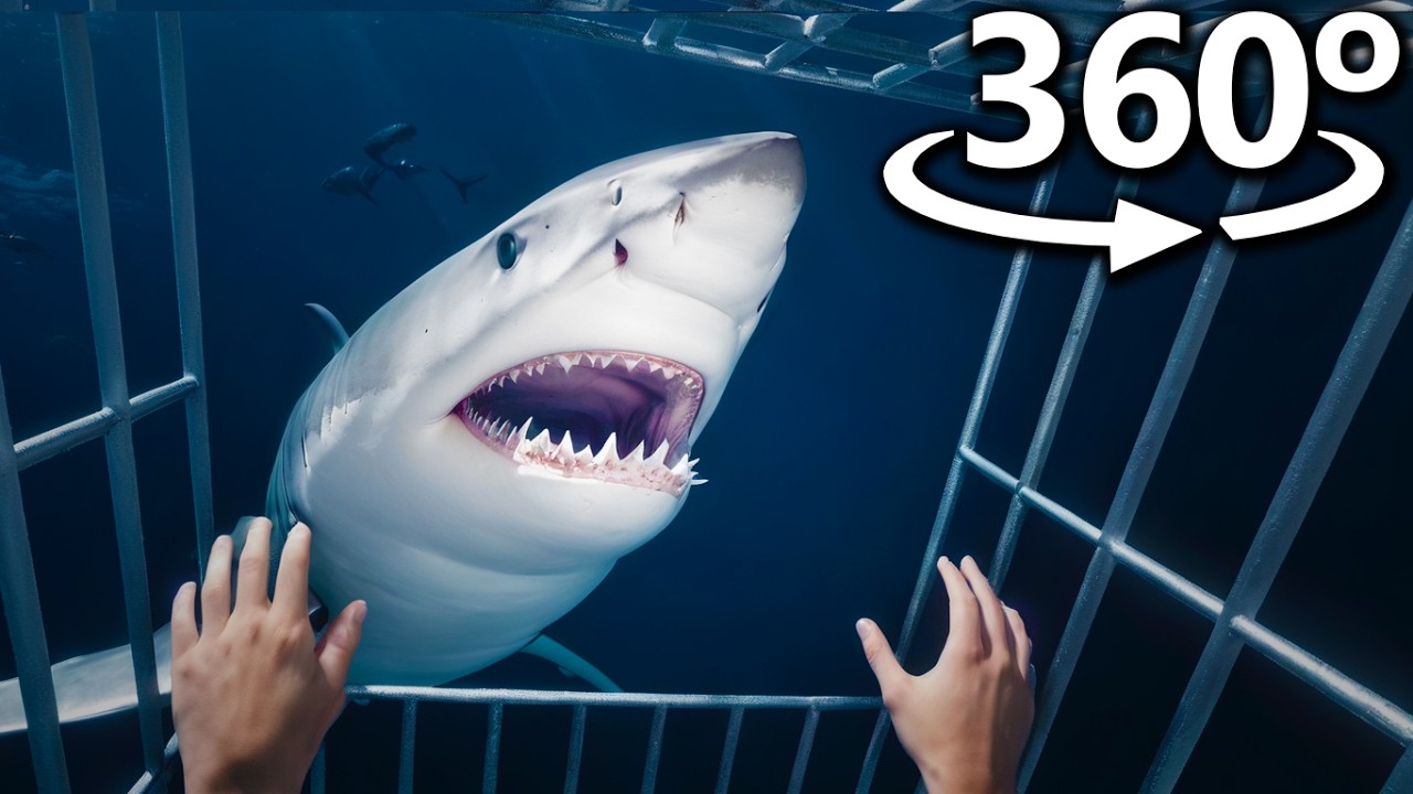 SHARKS in 360&deg; | VR / 4K 😧