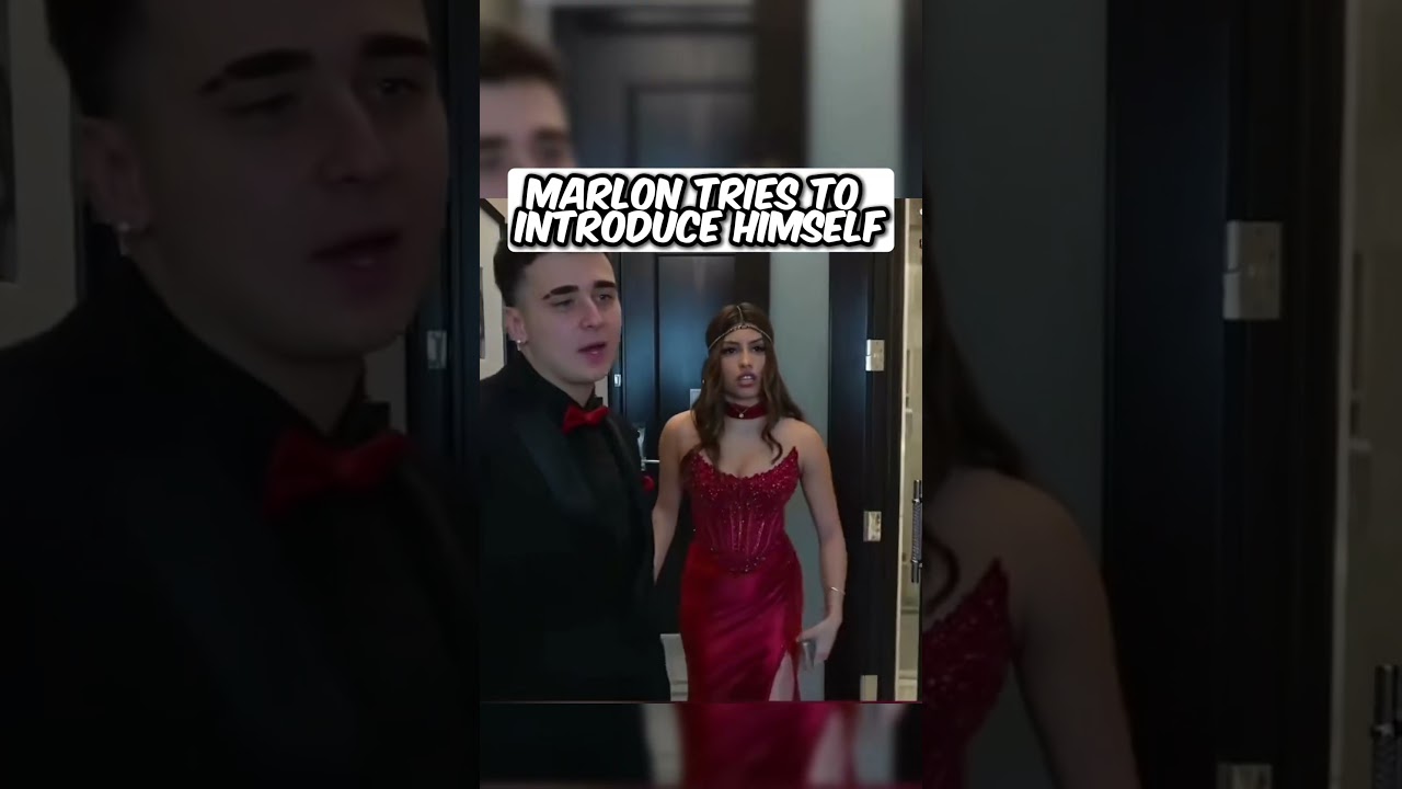 MARLON TRIES TO INTRODUCE HIMSELF 😭 #funny #faze #lacy #marlon #dating #cute