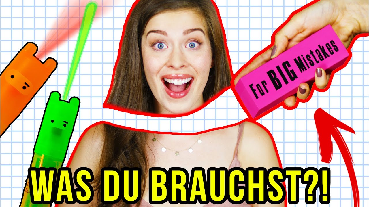 10 GEILE DINGE AUS DEM 1 EURO SHOP + AMAZON HAUL! BACK TO SCHOOL SUPPLIES | SCHULE & UNI SCHULSACHEN