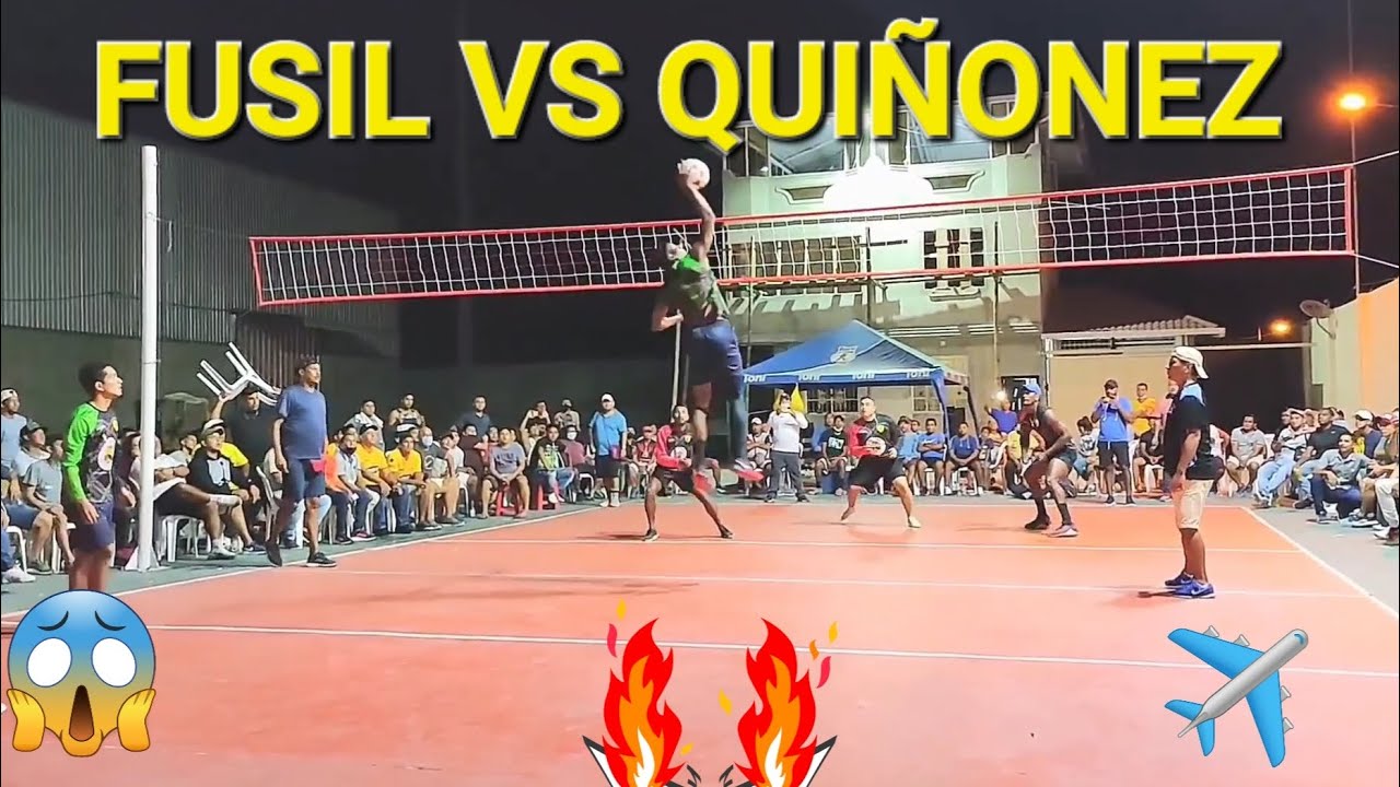 EL DIA QUE SE ENFRENTARON LAS DOS BESTIAS DEL ECUAVOLEY FUSIL VS QUIÑONEZ HISTÓRICO 