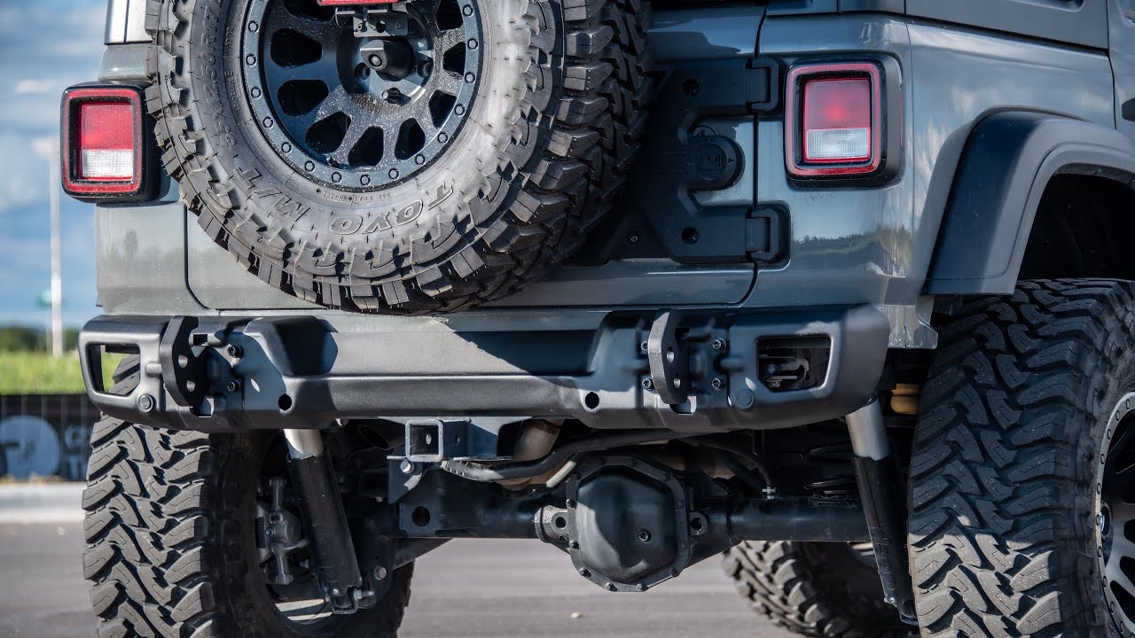 Rugged Ridge Arcus Rear Bumper install JL