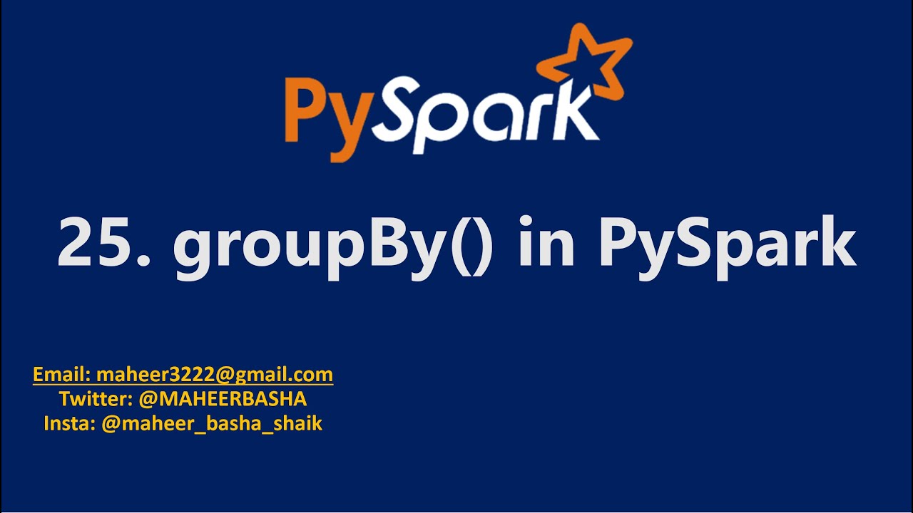 25. groupBy() in PySpark | Azure Databricks #spark #pyspark #azuredatabricks #azuresynapse #azure
