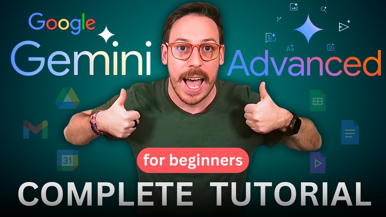 Google Gemini Advanced Tutorial: How to Use & Integrate with Google Workspace in Under 14 Min!