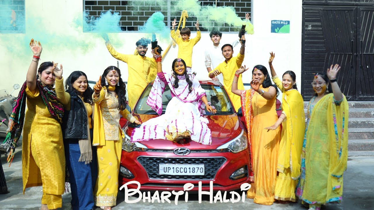 Haldi Ceremony  | Bharti Rana | Gadwali Haldi Video  | Rana Movies | Dhol Damou | Haldi full video