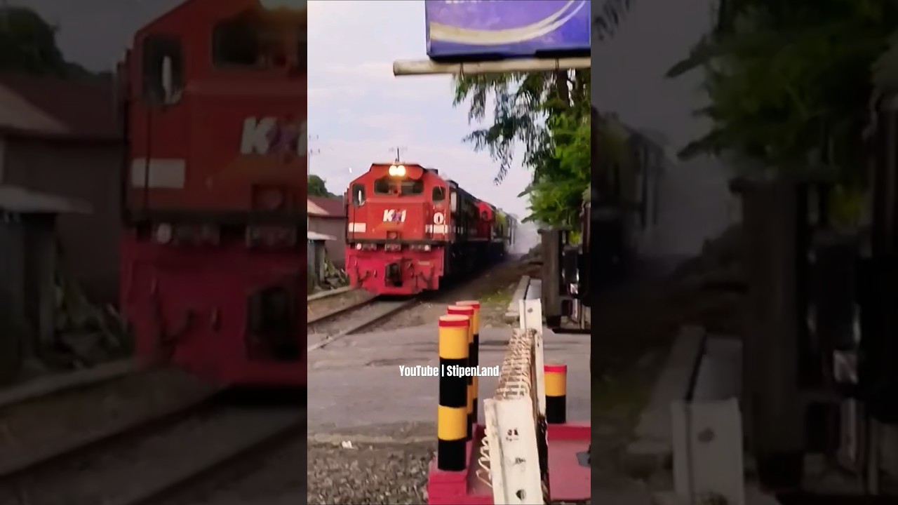Unik Bangett!! Double Traksi Lokomotif Hanya Membawa 1 Kereta!!