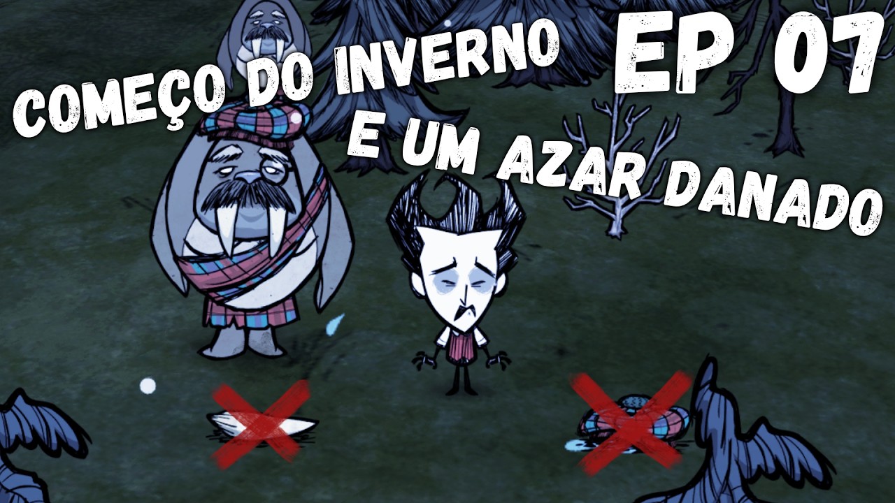Caça ao MacTusk e Muita Sorte Invertida / Série para Iniciantes - Ep 07 Don't Starve Together