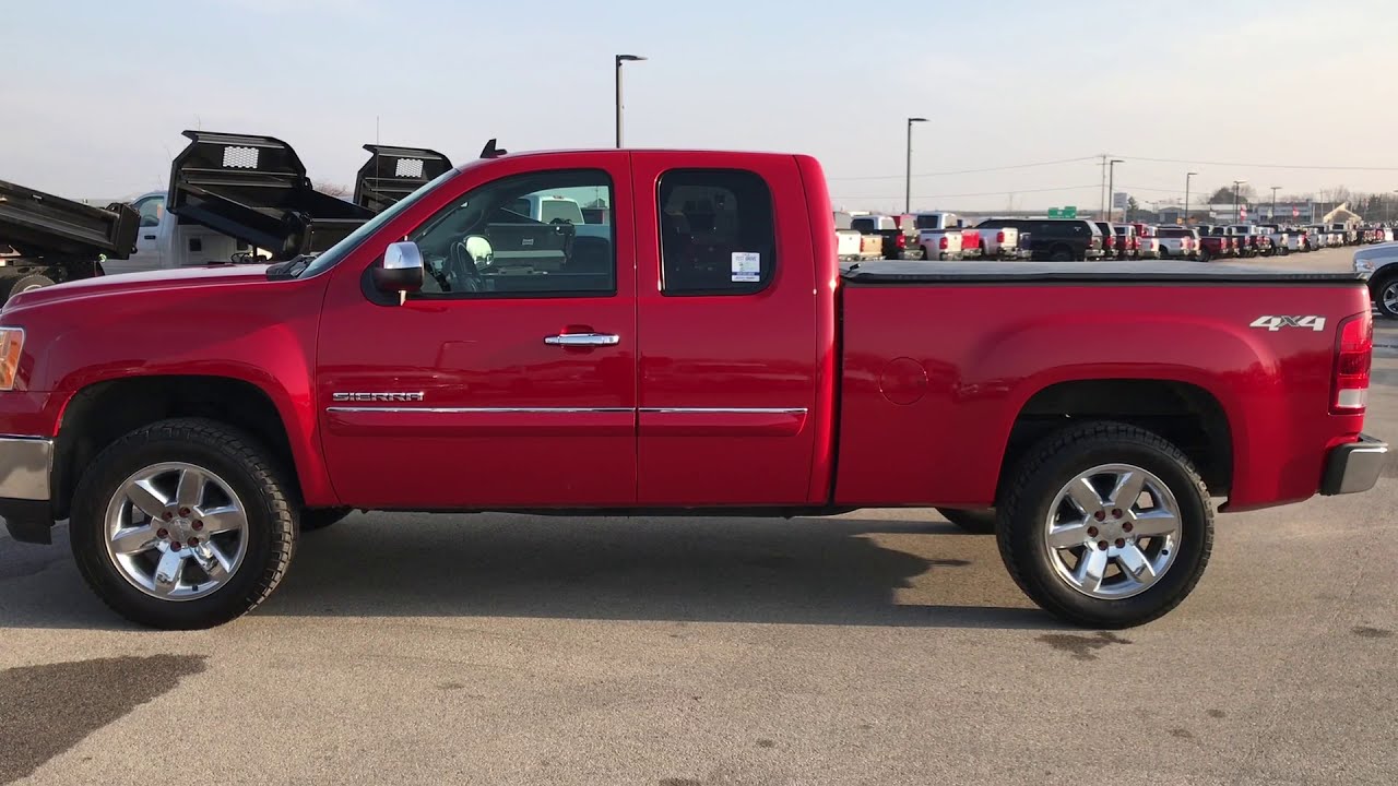 2013 USED GMC SIERRA 1500 EXTENDED CAB SHORT FOND DU LAC $23,999 SOLD! 9348X