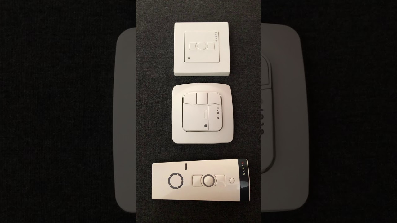 elero VarioTel 2 Handsender - Einlernen von elero Motoren mit Wandsender UniTec 868 und MonoTec 868.