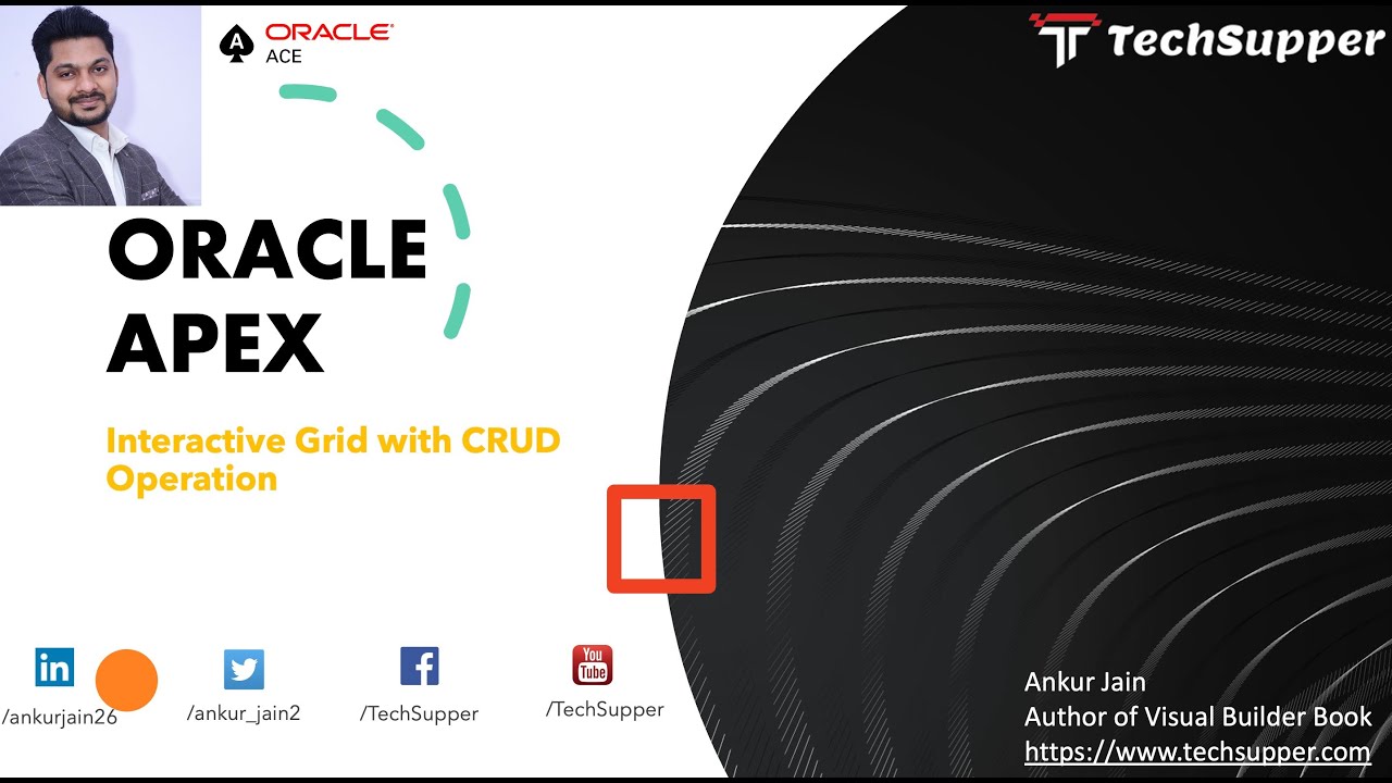 Oracle APEX Interactive Grid with CRUD operation