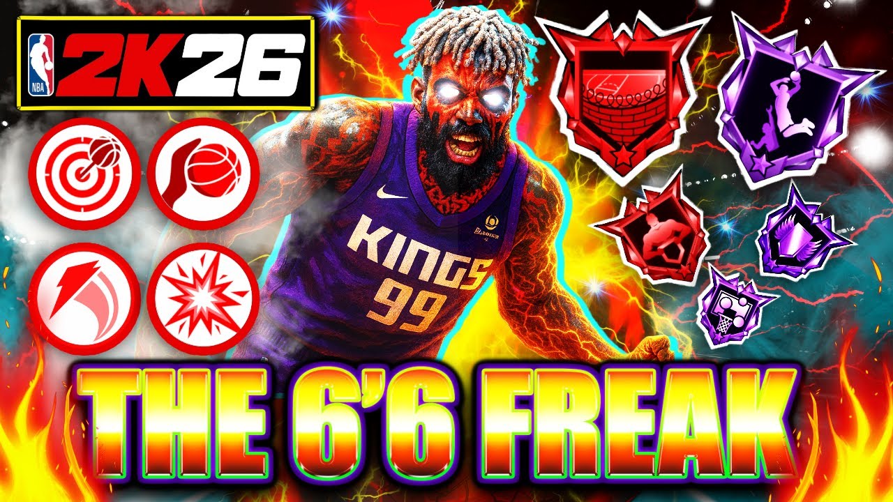 6&rsquo;6 FREAK PF &mdash; это кошмар для соперников 😈🔥 (Лучшая сборка тяжелого форварда NBA 2K26)