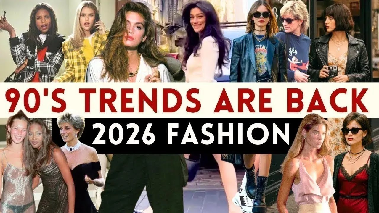 🔴90-е возвращаются: модные тренды, которые снова в моде в 2026 году | Mia Moda
